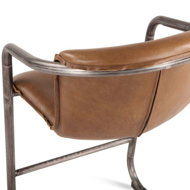 Picture of Portofino Leather Counter Chair Berham Chestnut