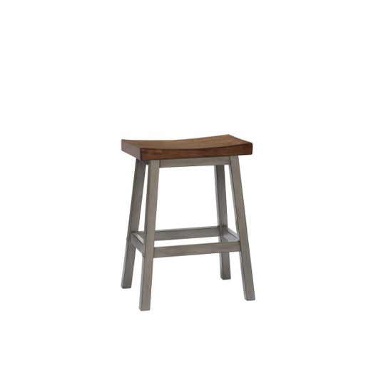 Show details for BARNWELL 24" H SADDLE BARSTOOL Picture of BARNWELL 24" H SADDLE BARSTOOL