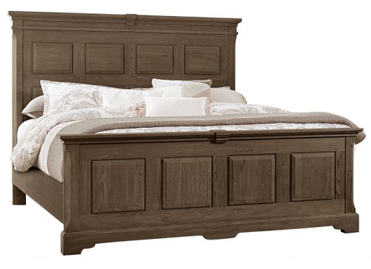 Show details for COBBLESTONE OAK QUEEN MANSION BED Picture of COBBLESTONE OAK QUEEN MANSION BED