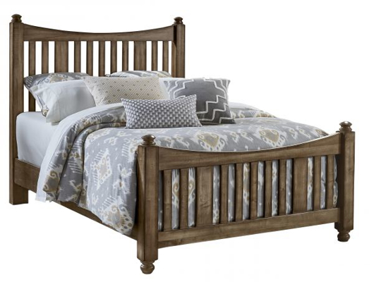 Show details for MAPLE SYRUP QUEEN SLAT POSTER BED WITH SLAT POSTER FOOTBOARD Picture of MAPLE SYRUP QUEEN SLAT POSTER BED WITH SLAT POSTER FOOTBOARD