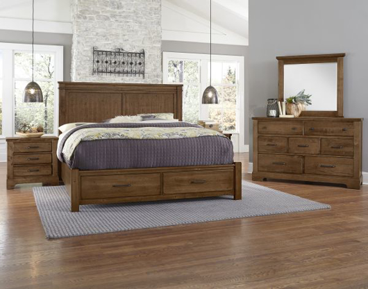 Show details for COOL RUSTIC MANSION BED WITH FOOTBOARD STORAGE Picture of COOL RUSTIC MANSION BED WITH FOOTBOARD STORAGE