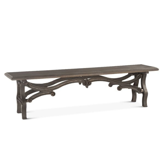 Show details for HOBBS BENCH 68" WEATHERED GRAY Picture of HOBBS BENCH 68" WEATHERED GRAY